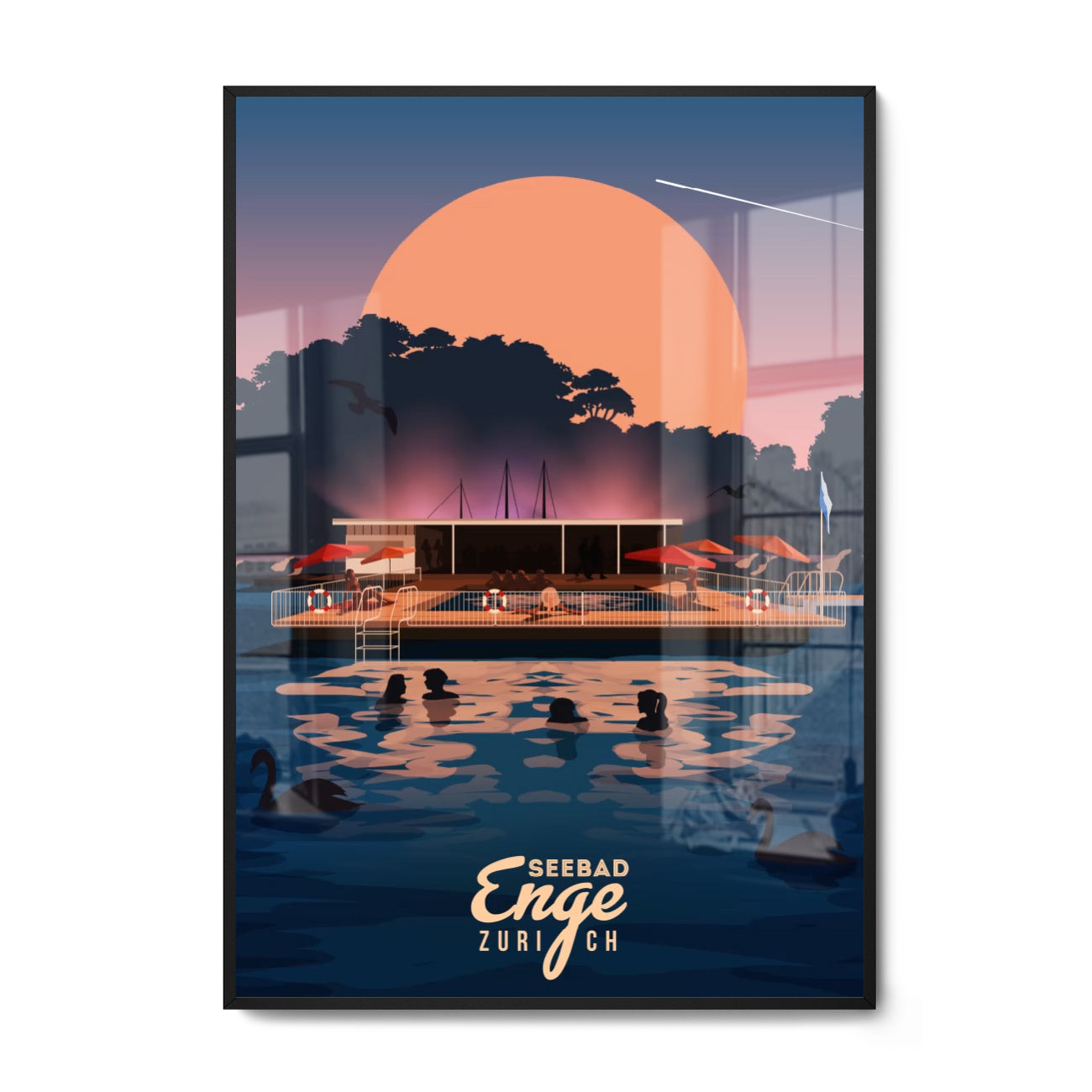 Zurich Icons – LEKKA | Illustrated Nostalchic Art