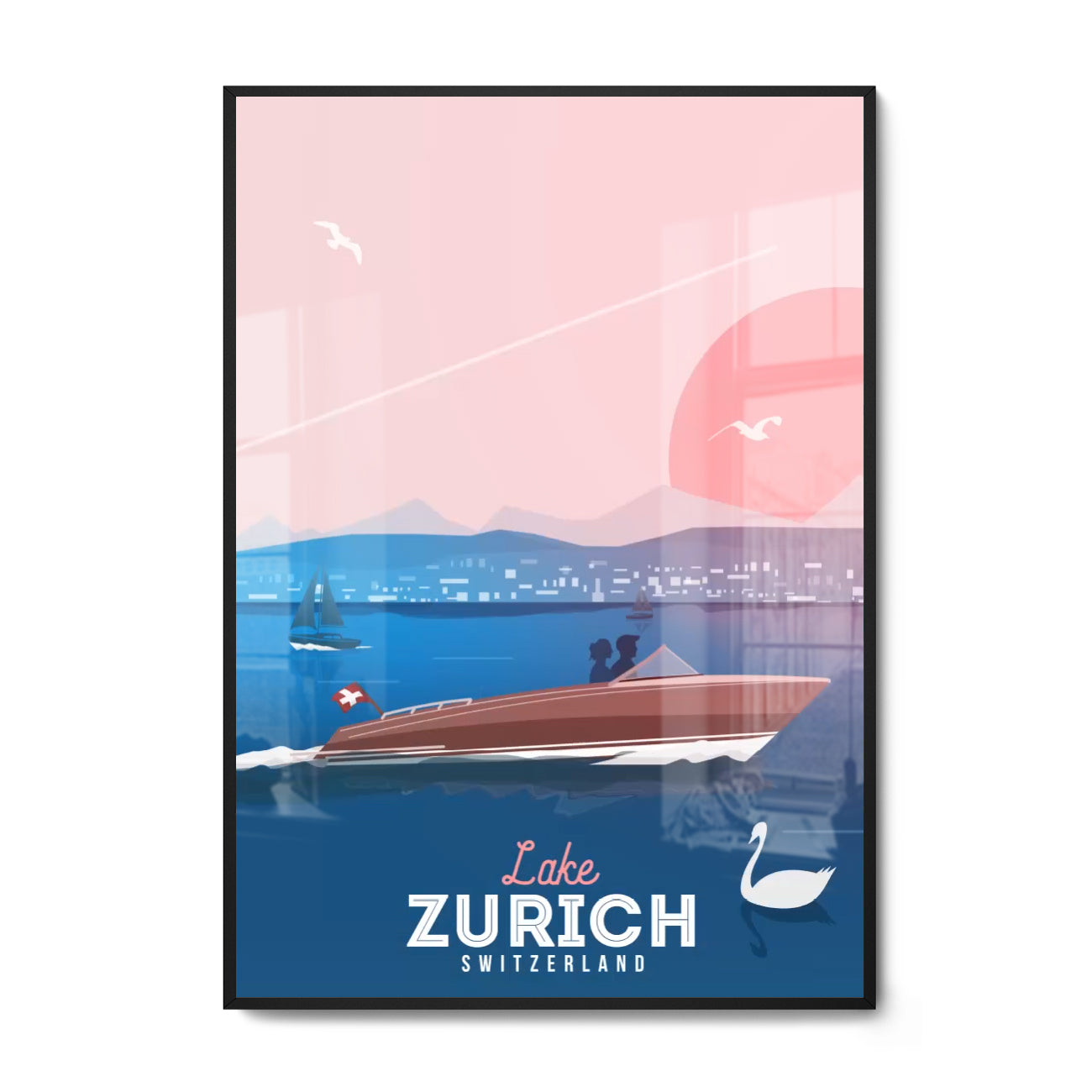 Framed poster of Bodensee
