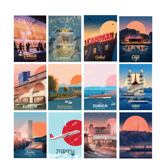 A3 Wall Calendar 2026 ZURICH edition
