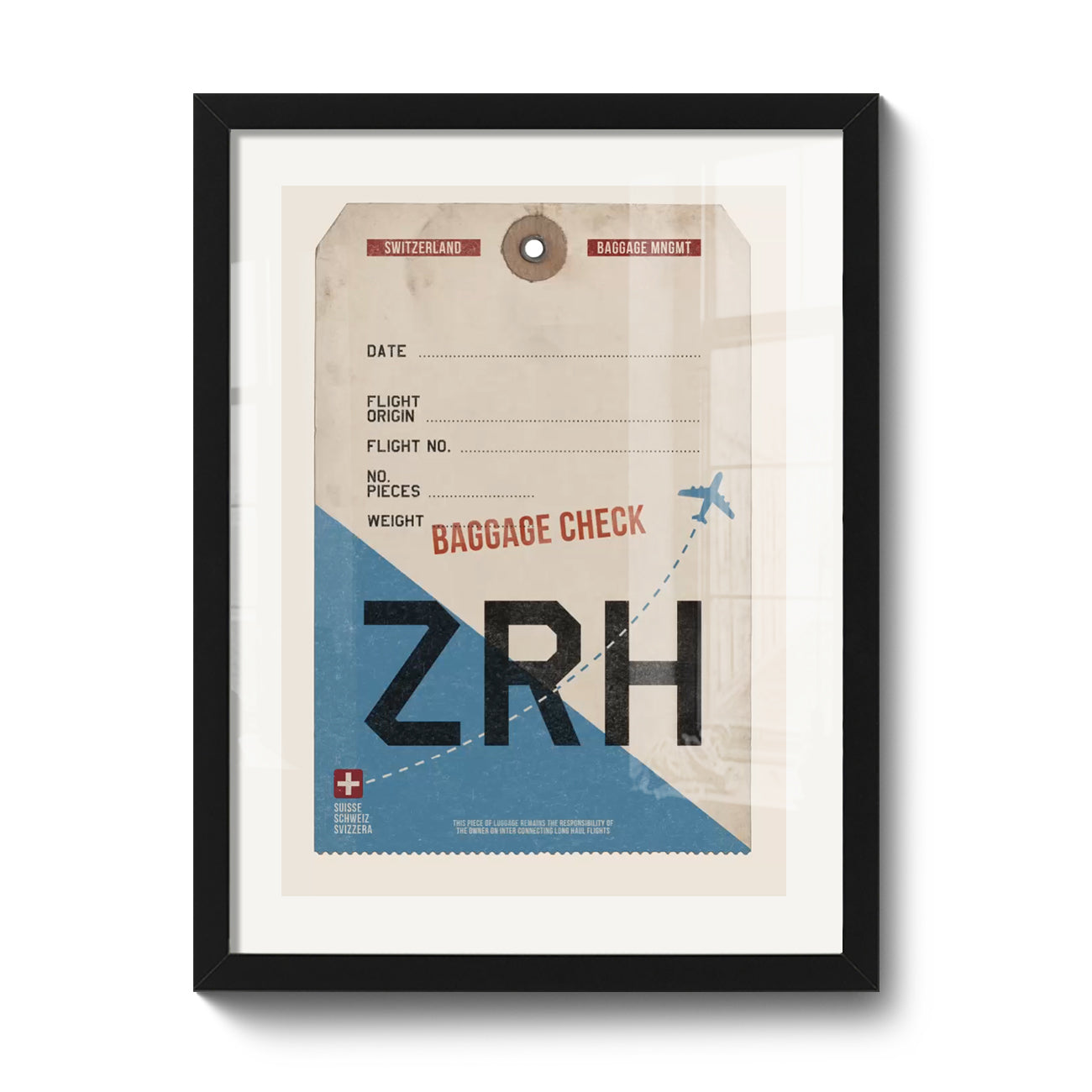 Swiss Baggage Tag