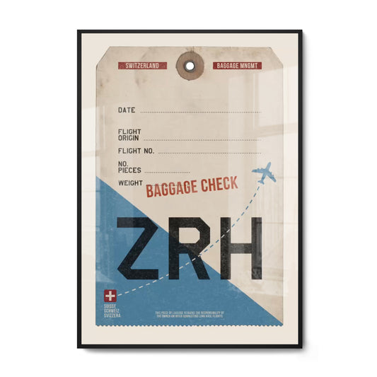 Swiss Baggage Tag