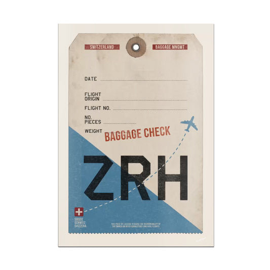 Swiss Baggage Tag