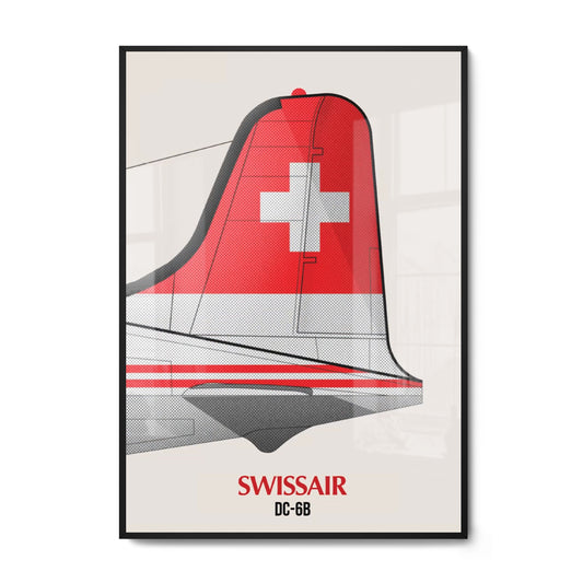 Swiss Air Tail DC-6B