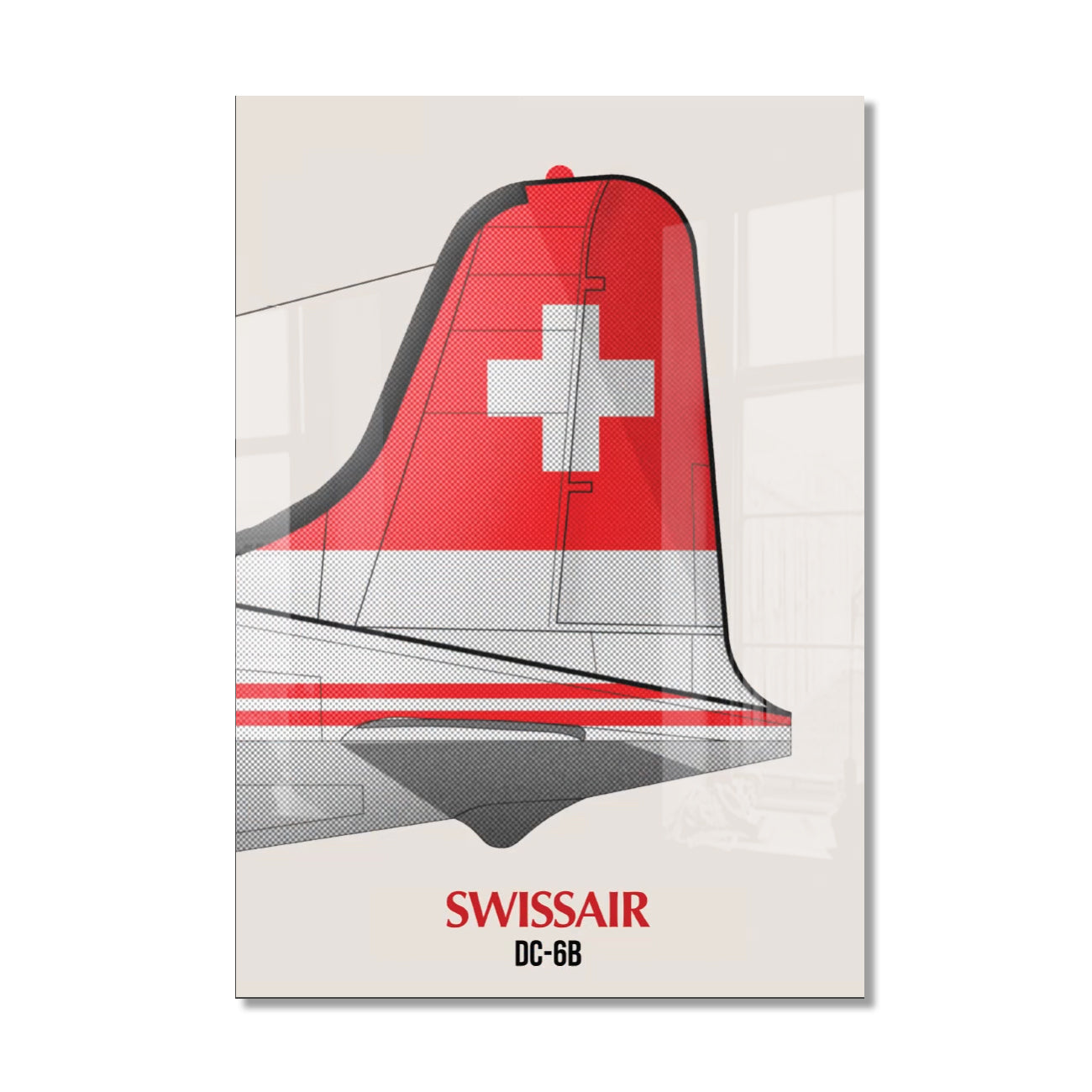 Swiss Air Tail DC-6B