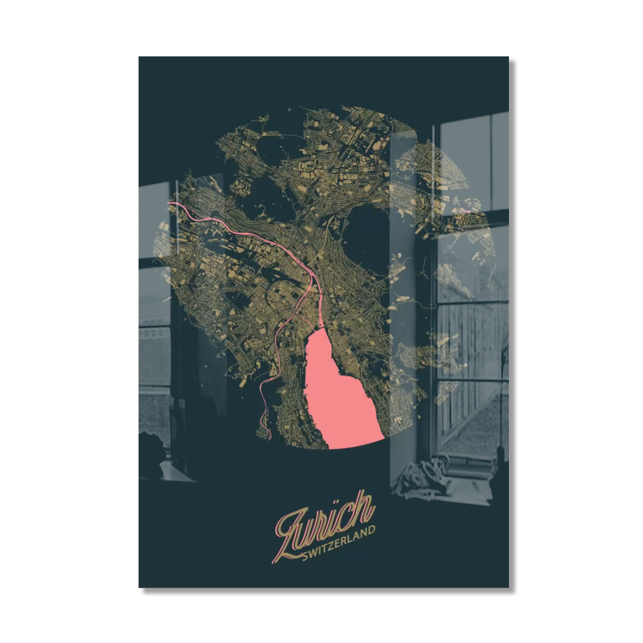 Zurich Map Round