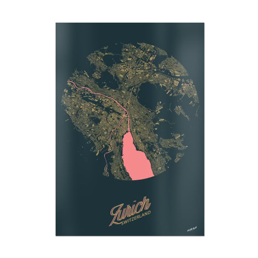 Zurich Map Round