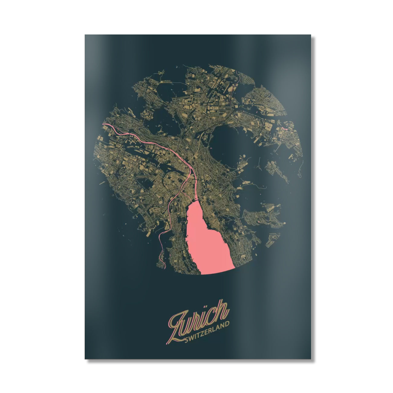Zurich Map Round