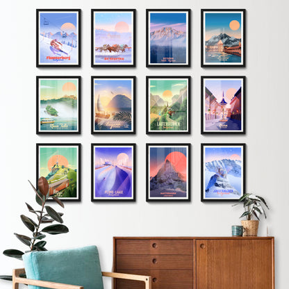 A3 Wall Calendar 2026 SWITZERLAND Edition