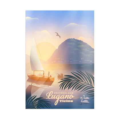 Lugano Ticino Sunset