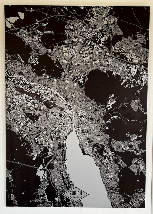 A1 Zurich map (Showroom Display)
