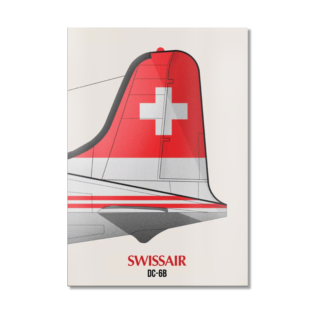 Swiss Air Tail DC-6B